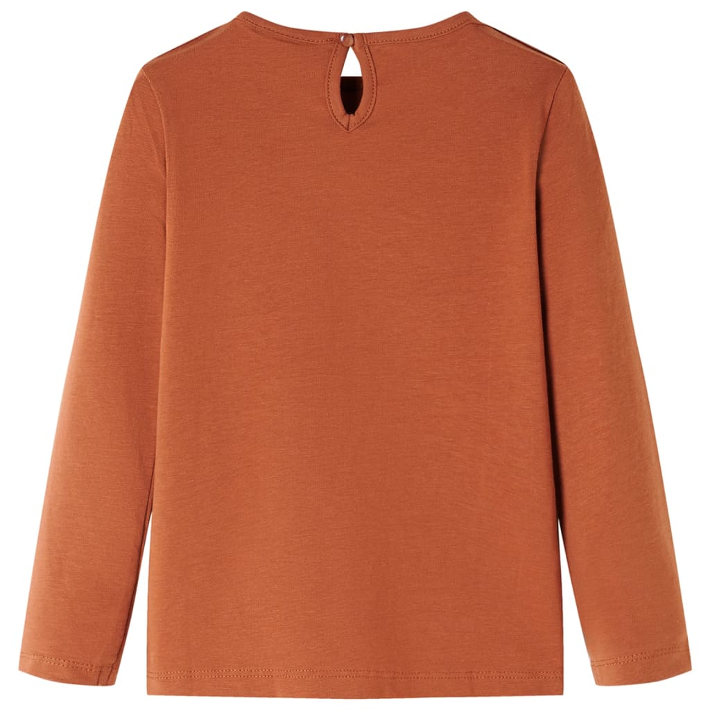 T-shirt manches longues enfant Cognac 128
