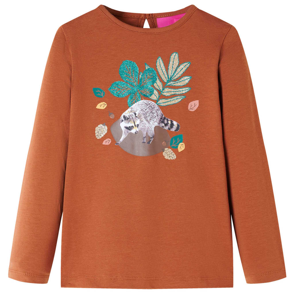 T-shirt manches longues enfant Cognac 140