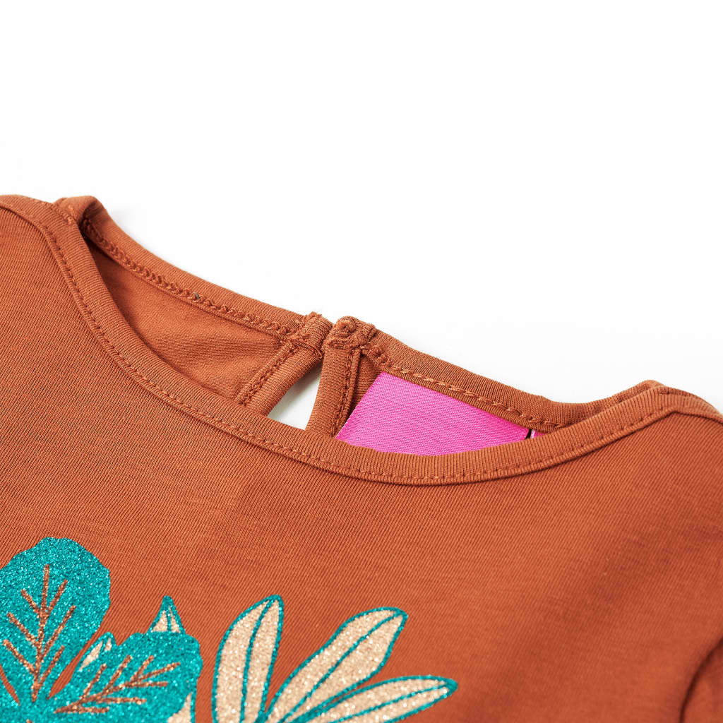 T-shirt manches longues enfant Cognac 140