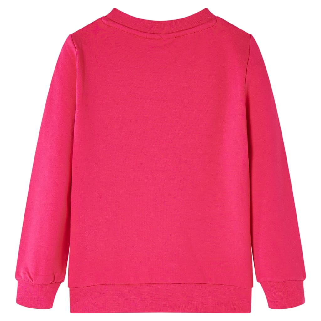Sweatshirt enfant rose vif 92