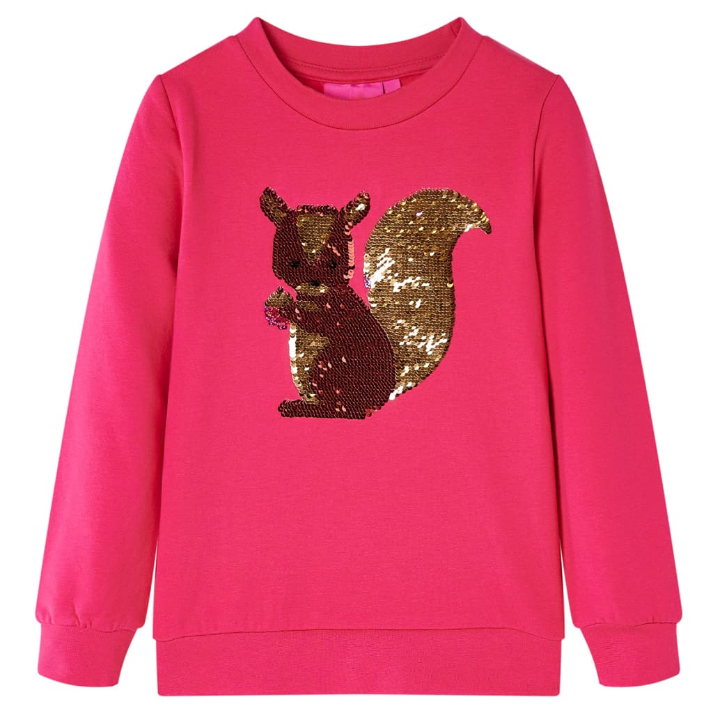 Sweat-shirt enfant rose vif 104