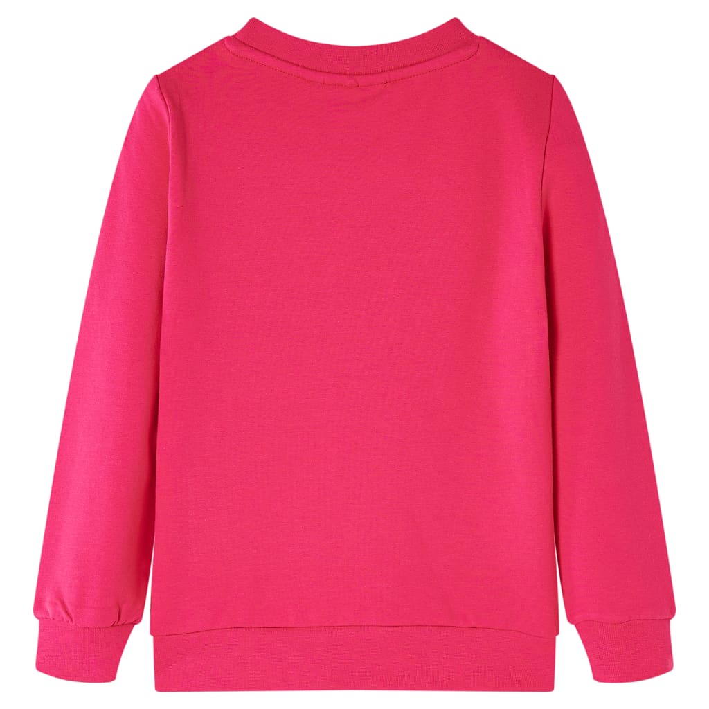 Sweat-shirt enfant rose vif 104