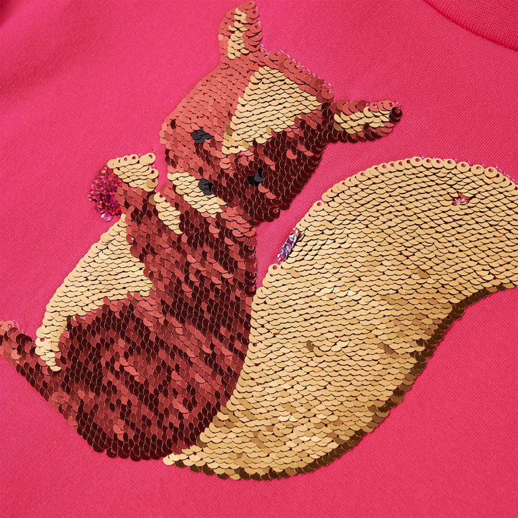 Sweat-shirt enfant rose vif 104