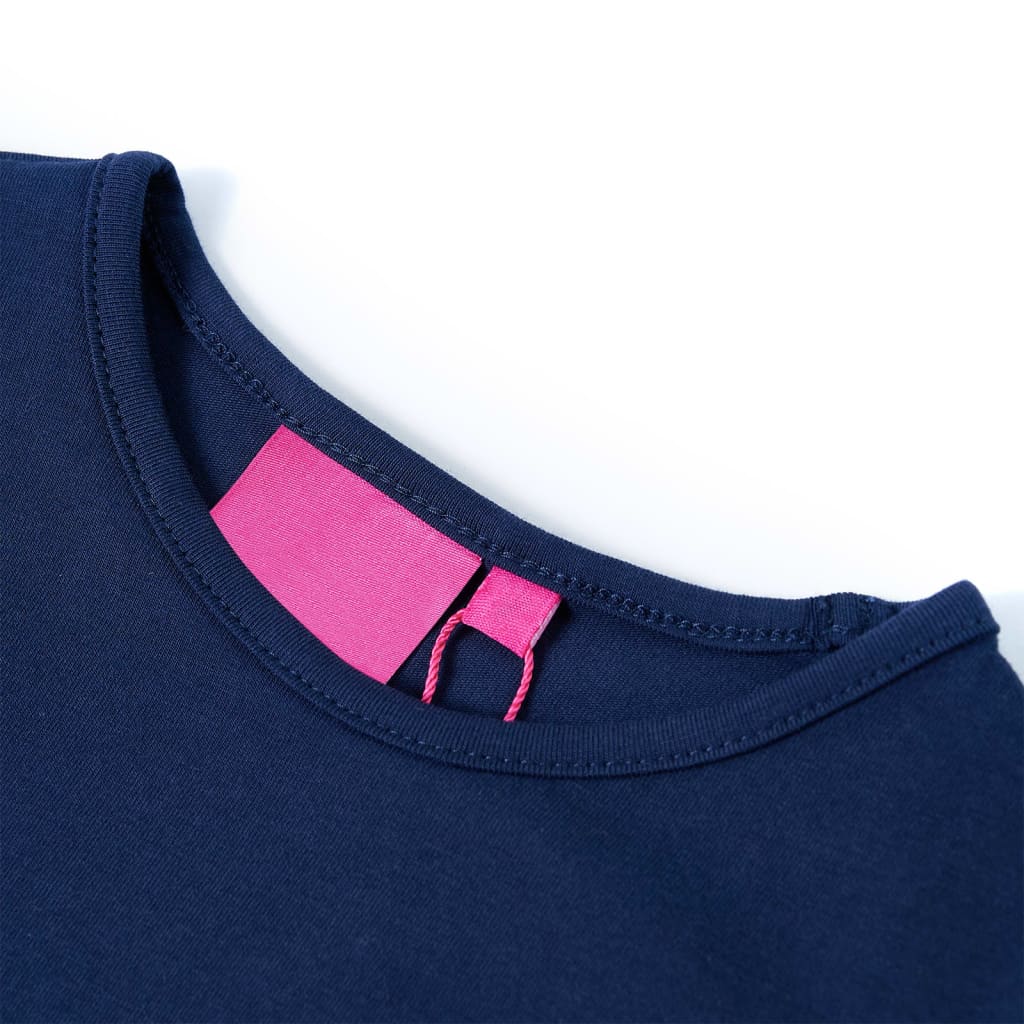 Kids' Long-Sleeved Shirt Navy 104