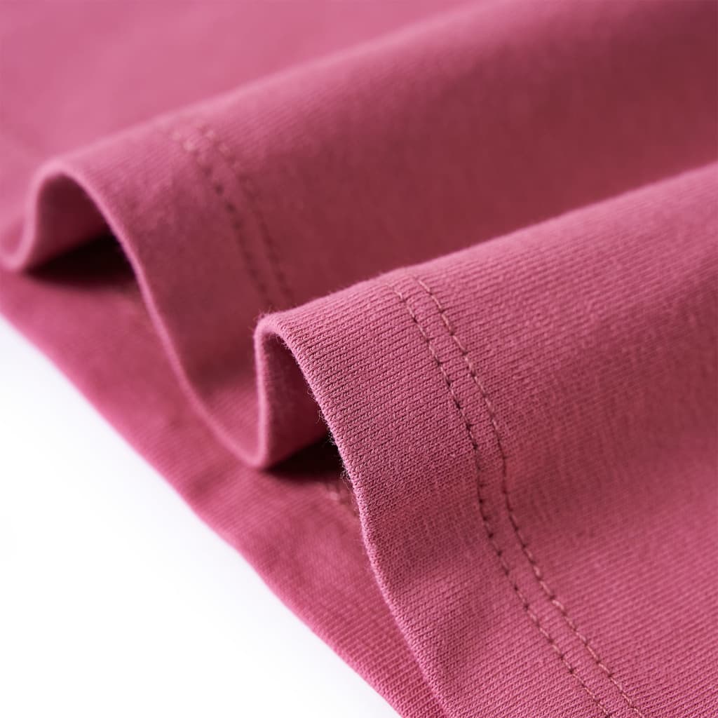 Kids' Long-Sleeved T-Shirt Raspberry Pink 128