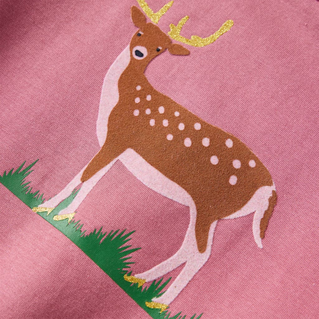 Sweat-shirt enfant framboise 104