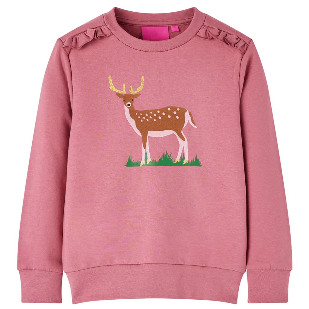 Sweat-shirt enfant framboise 128