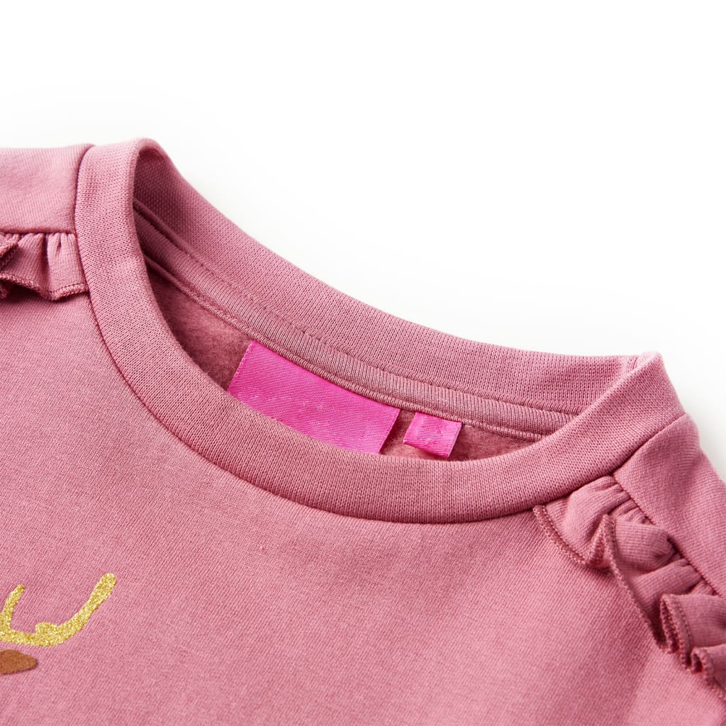 Sweat-shirt enfant framboise 128