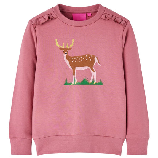 Kids' Sweatshirt Raspberry Pink 140