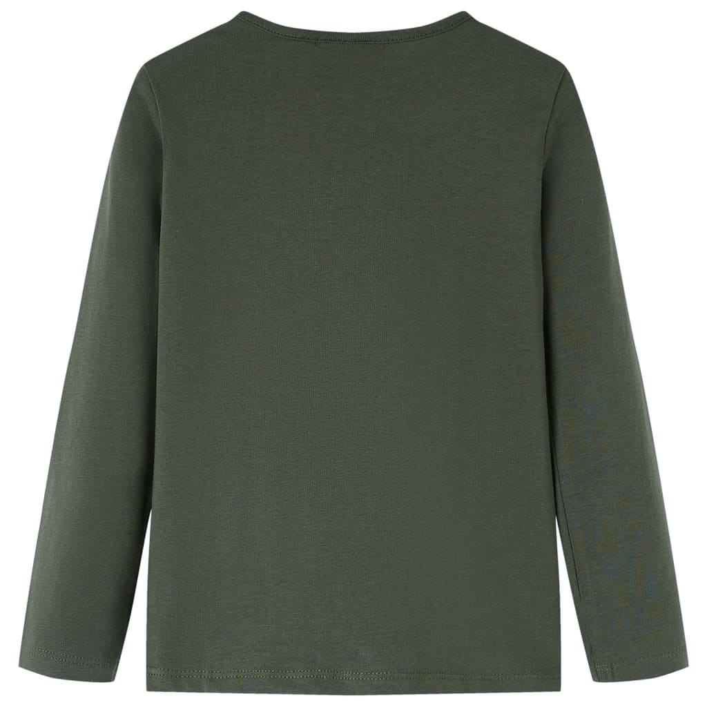 T-shirt manches longues enfant kaki 128