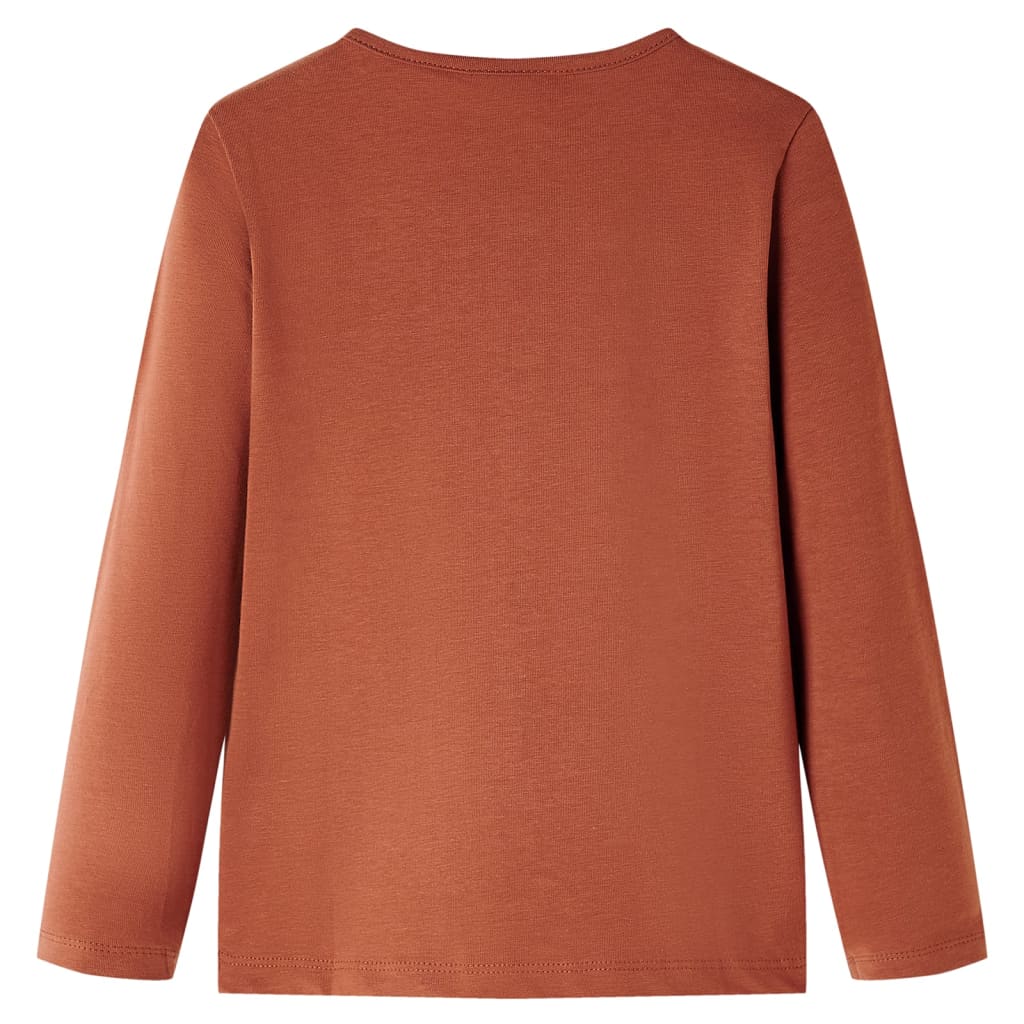 T-shirt manches longues enfant Cognac 128