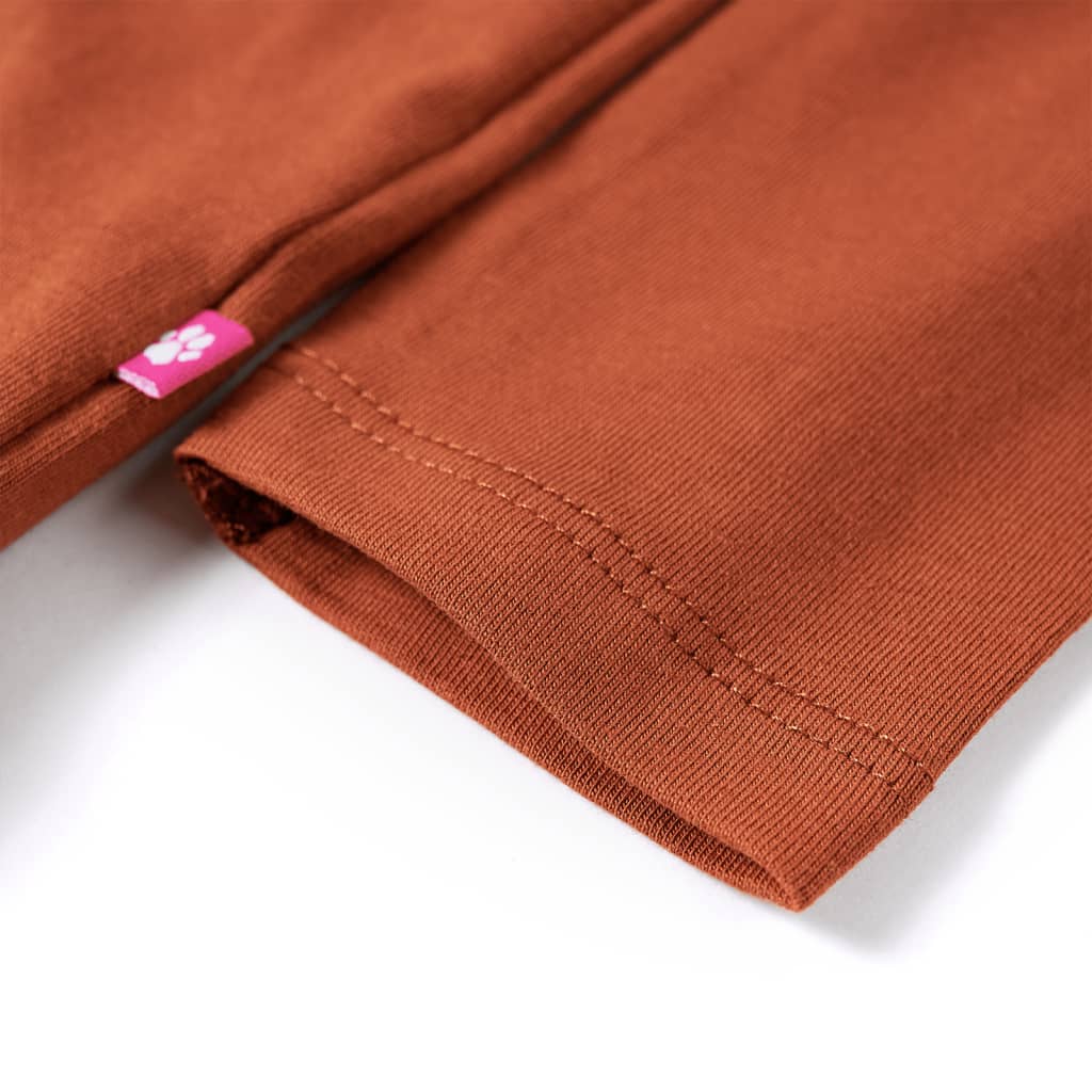 T-shirt manches longues enfant Cognac 128