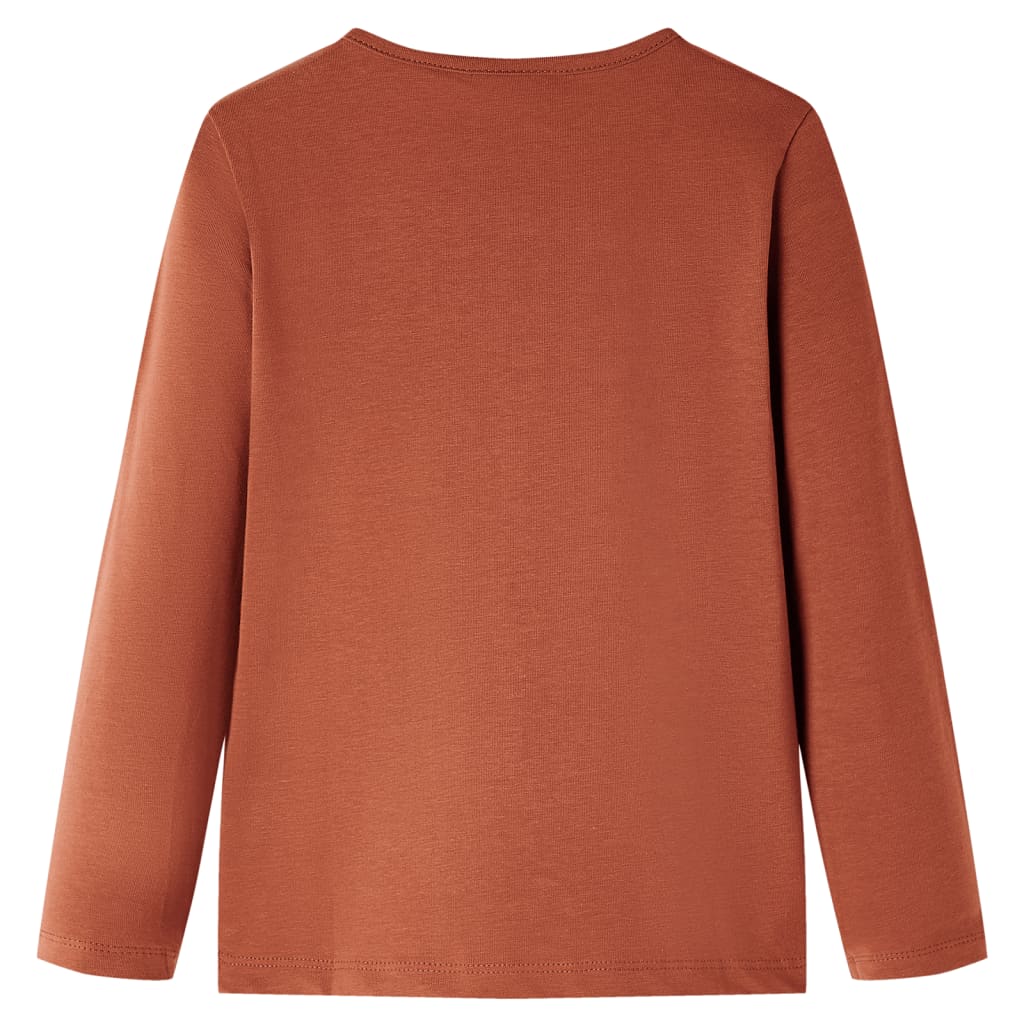 T-shirt manches longues enfant Cognac 140