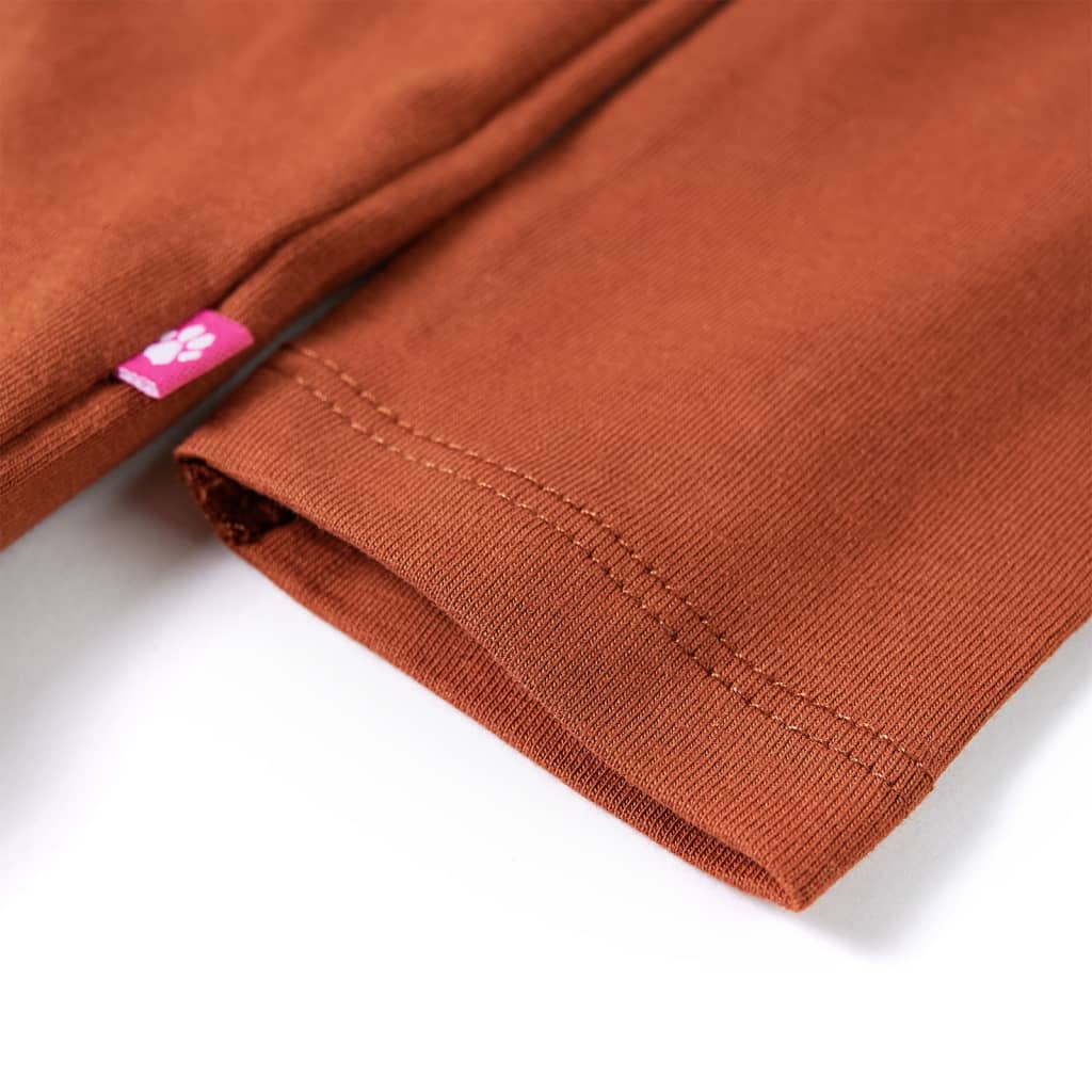 T-shirt manches longues enfant Cognac 140