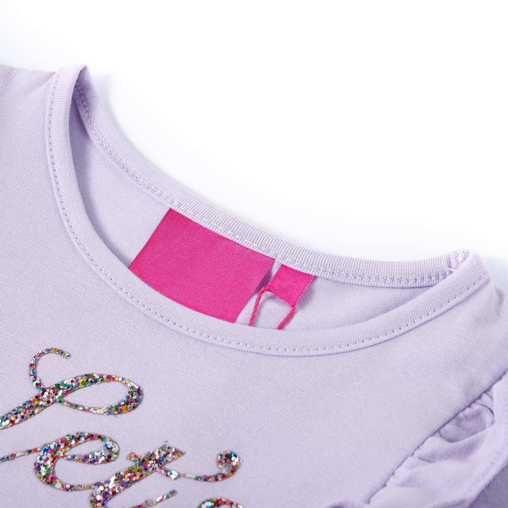 Children's Long-Sleeve Shirt Light Purple 104