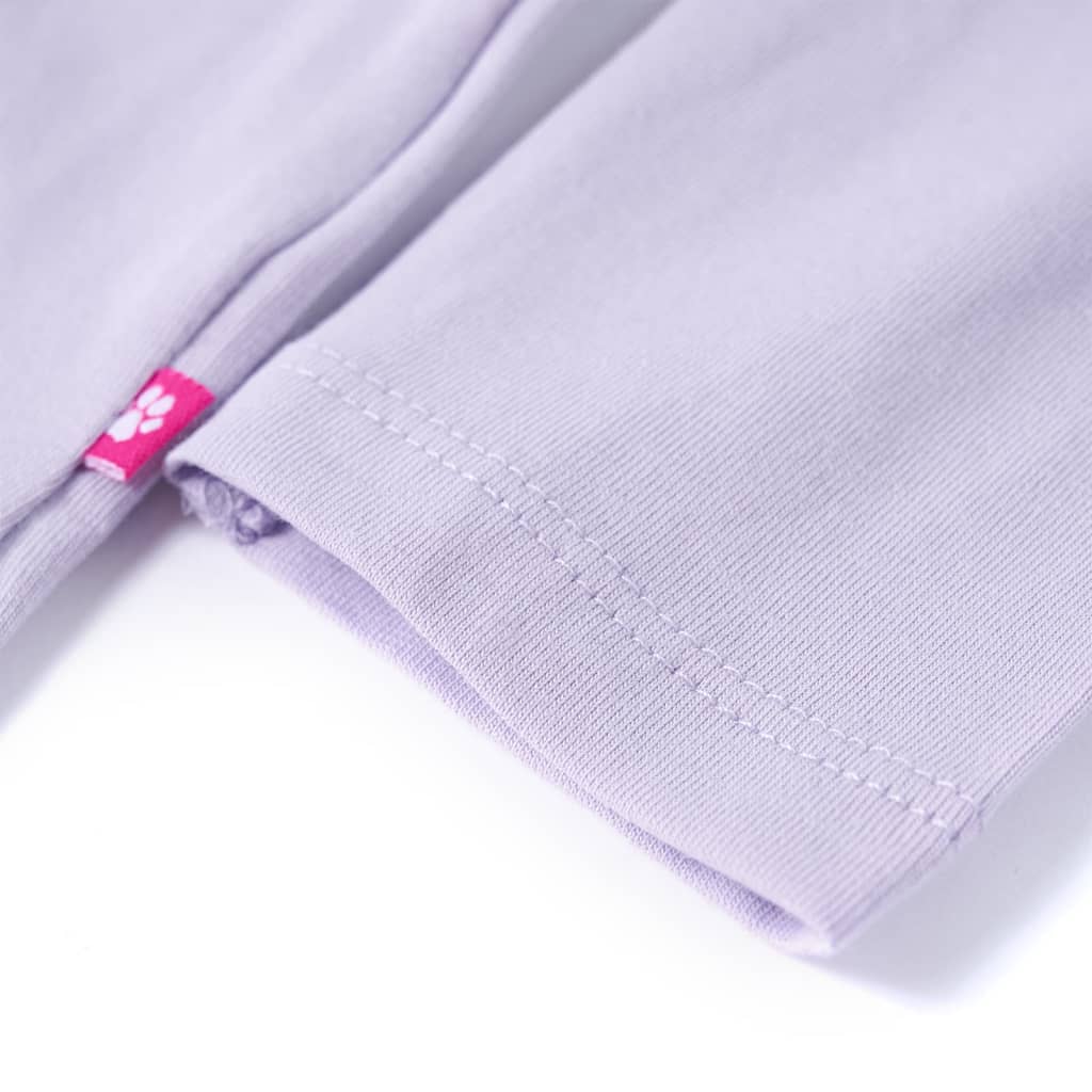 Kids' Long-Sleeve Shirt Light Purple 128