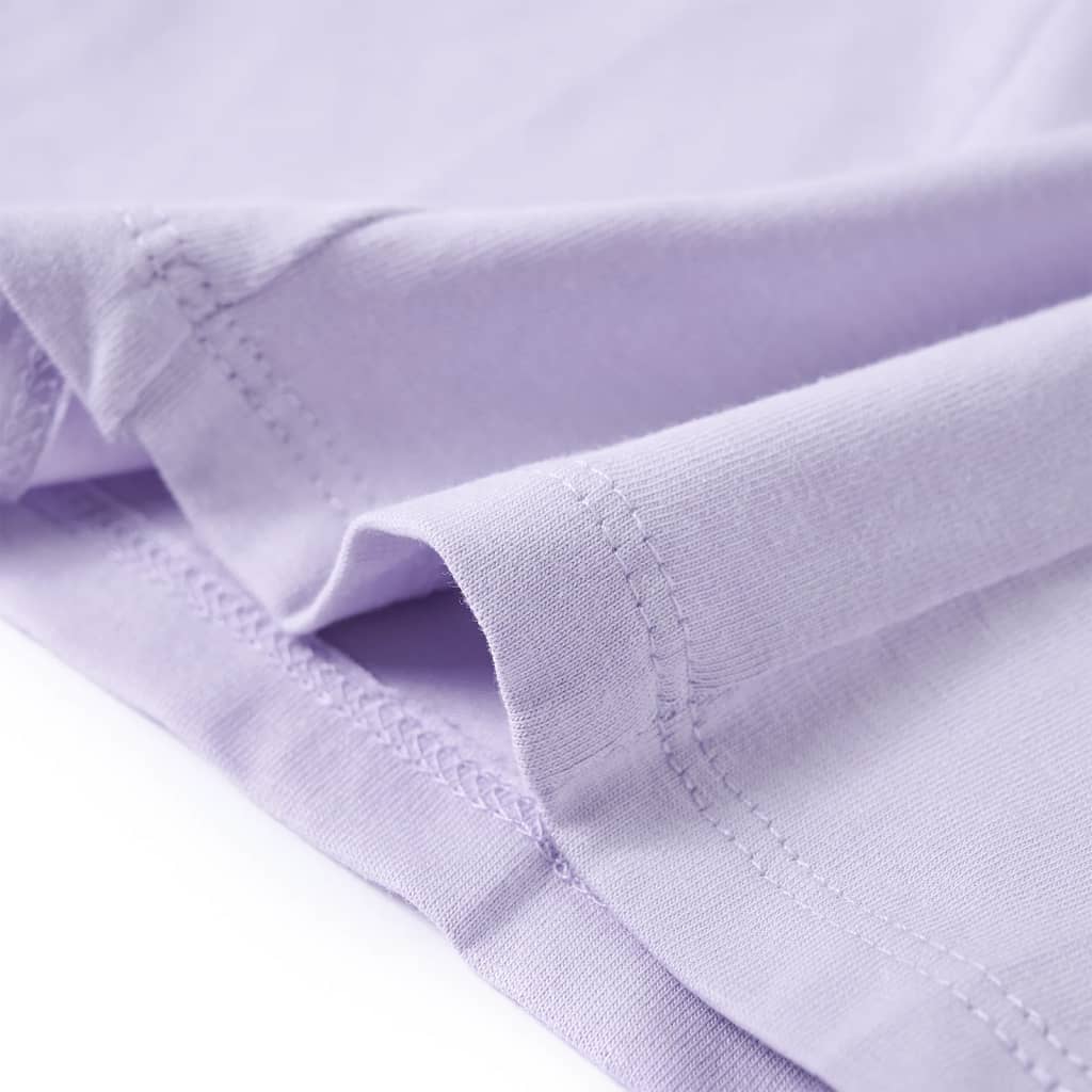 Kids' Long-Sleeve Shirt Light Purple 128