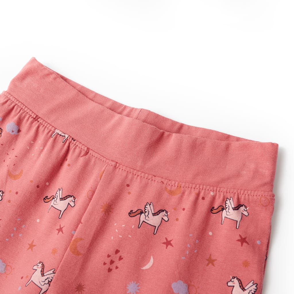 Children's Long-Sleeved Pajamas Old Pink 104