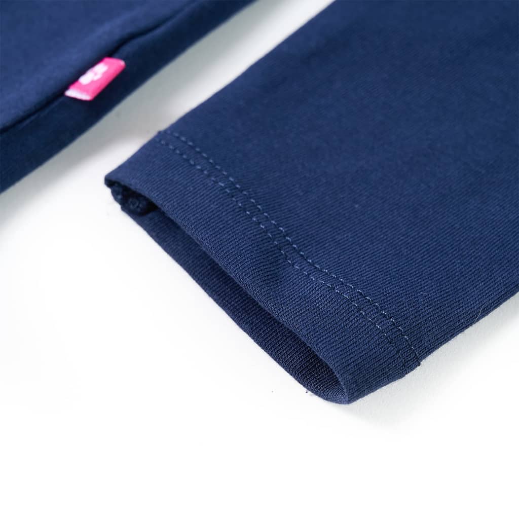 Kids' Long-Sleeved Shirt Navy 104