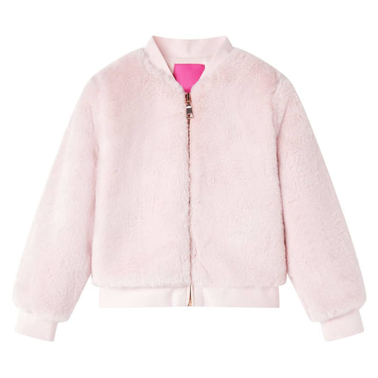 Kinderjacke Kunstpelz Zartrosa 92