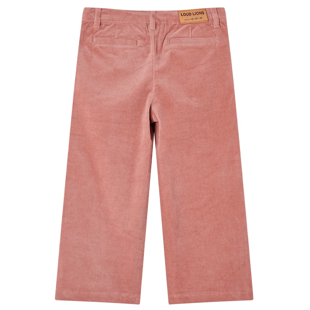 Kids' Corduroy Trousers Old Rose 92