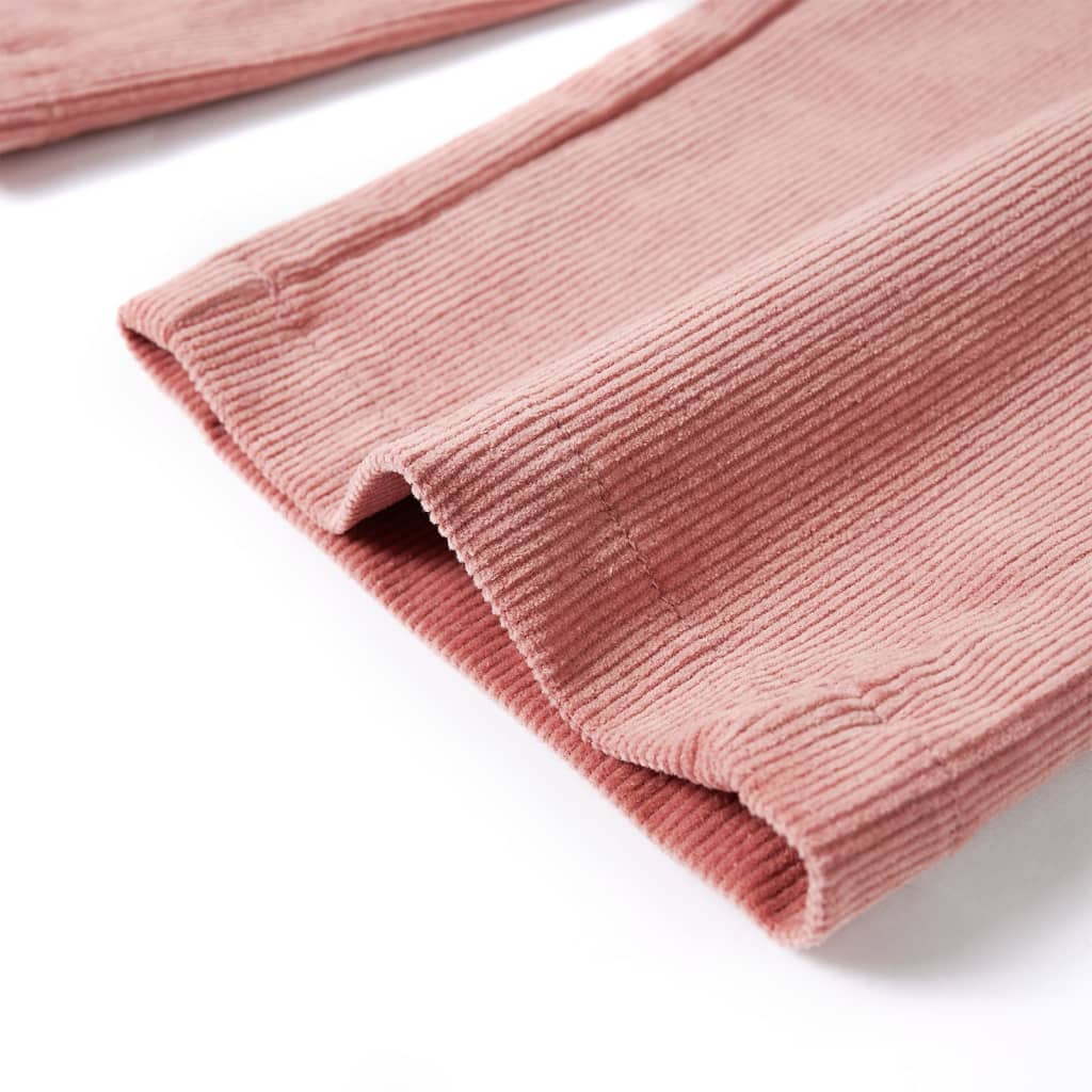 Kids' Corduroy Trousers Old Rose 92