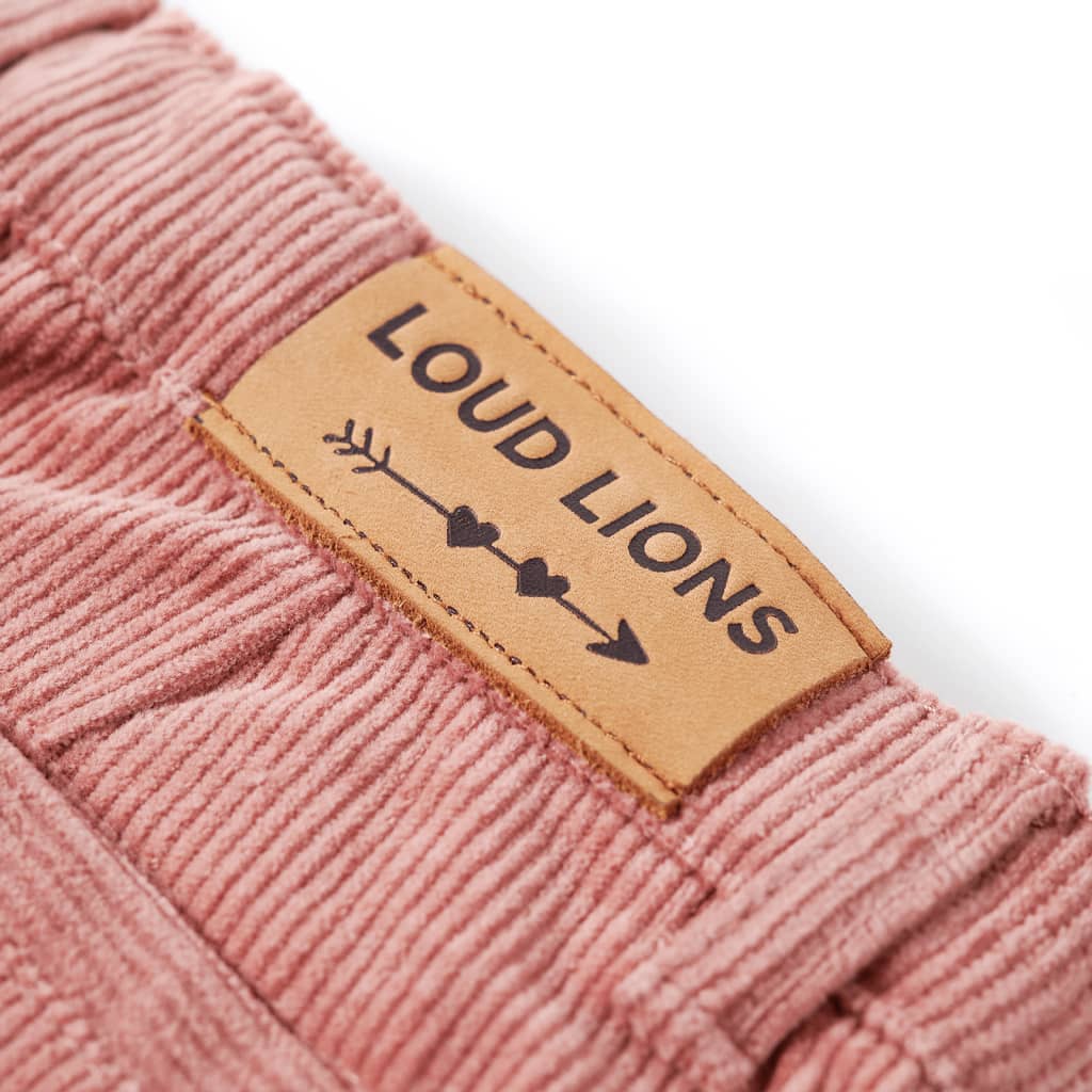 Kids' Corduroy Trousers Old Rose 92