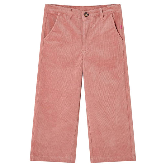 Children's Corduroy Trousers Old Rose 116