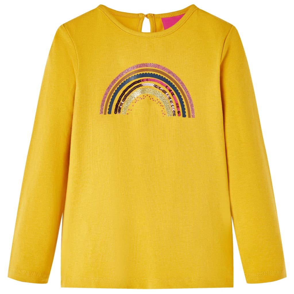 Children's Long-Sleeved Shirt Ochre 116