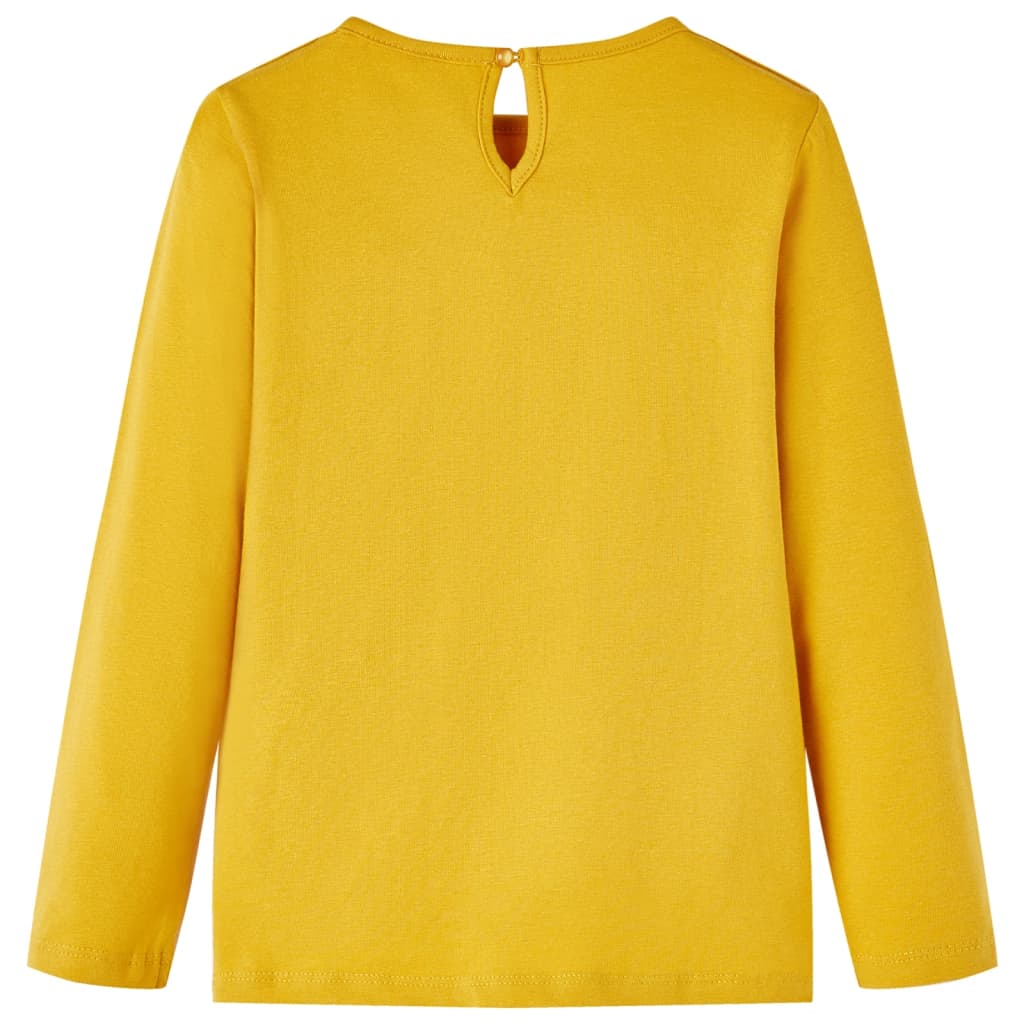 Children's Long-Sleeved Shirt Ochre 116