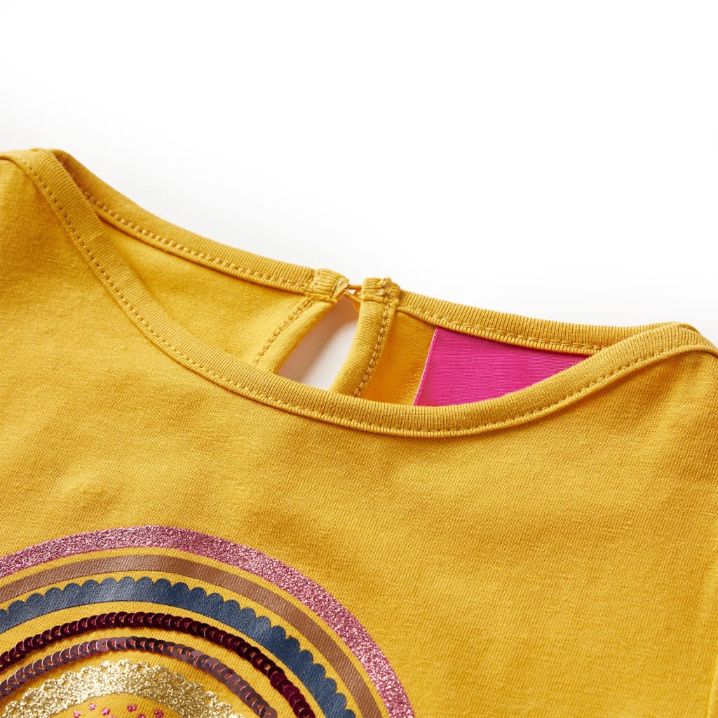 Children's Long-Sleeved Shirt Ochre 116