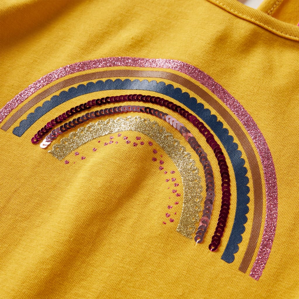 Children's Long-Sleeved Shirt Ochre 116