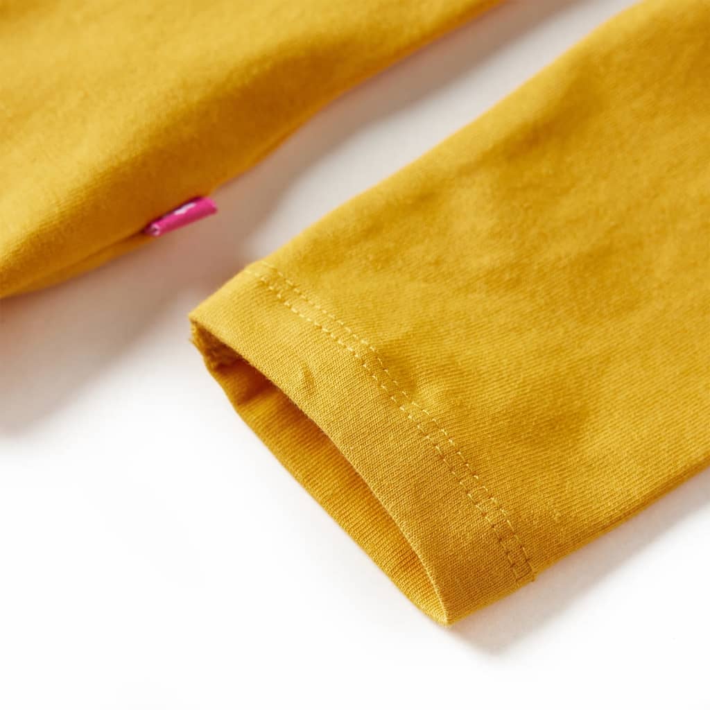 Children's Long-Sleeved Shirt Ochre 116