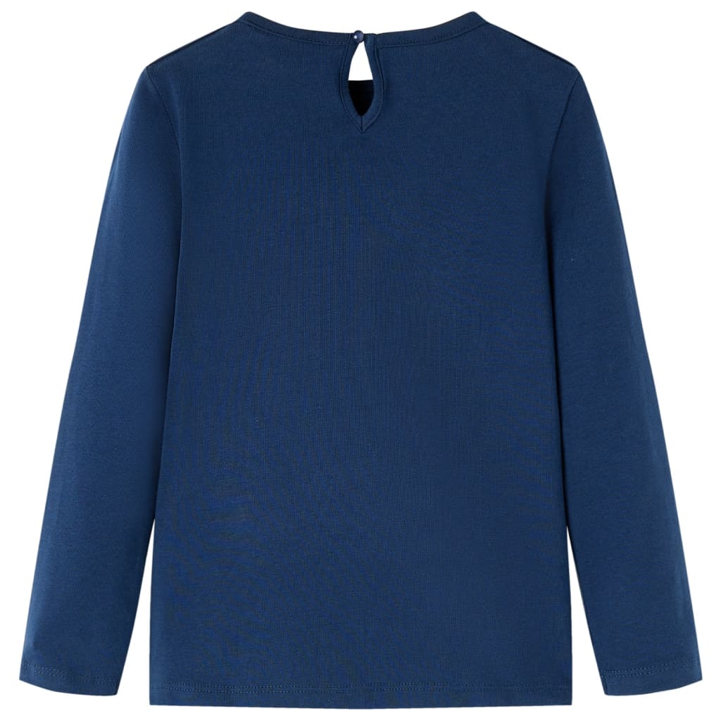 Kids' Long-Sleeved Shirt Navy 104