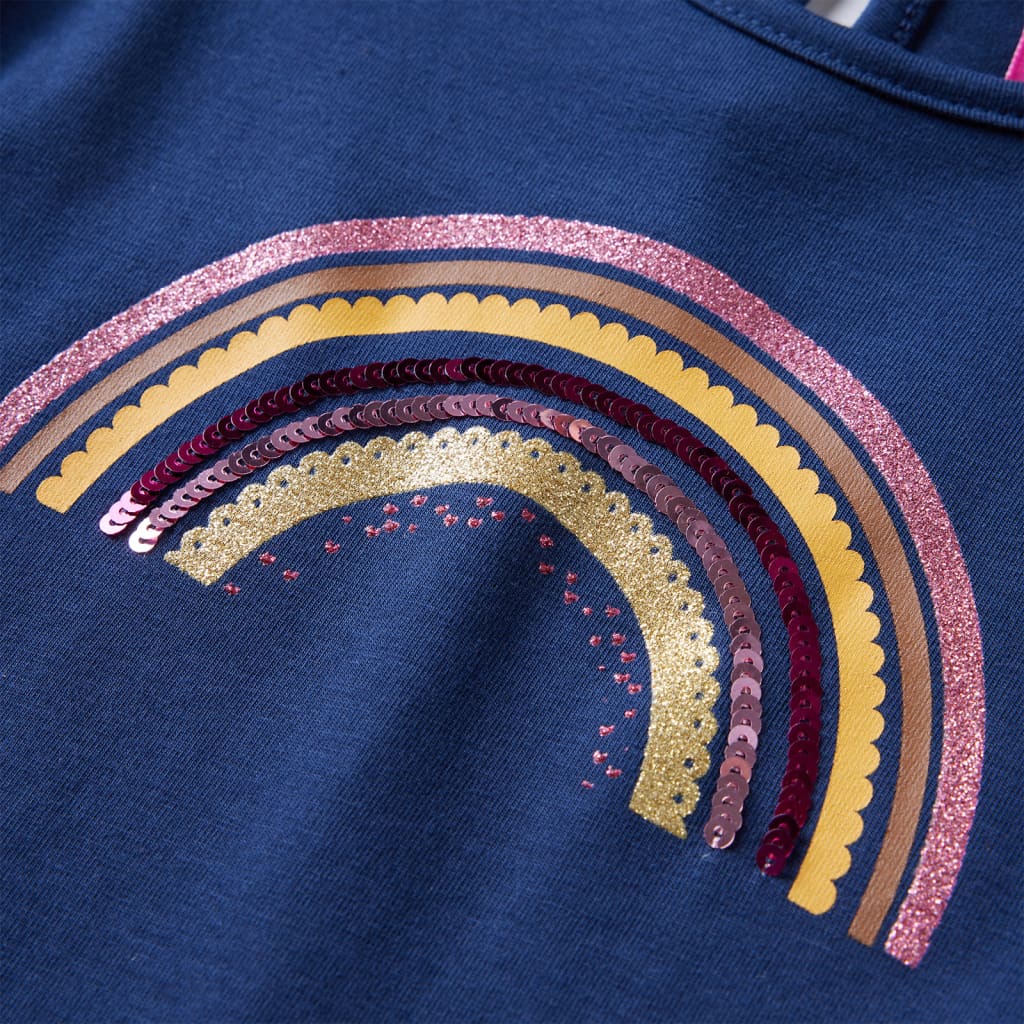 Kids' Long-Sleeved Shirt Navy 104