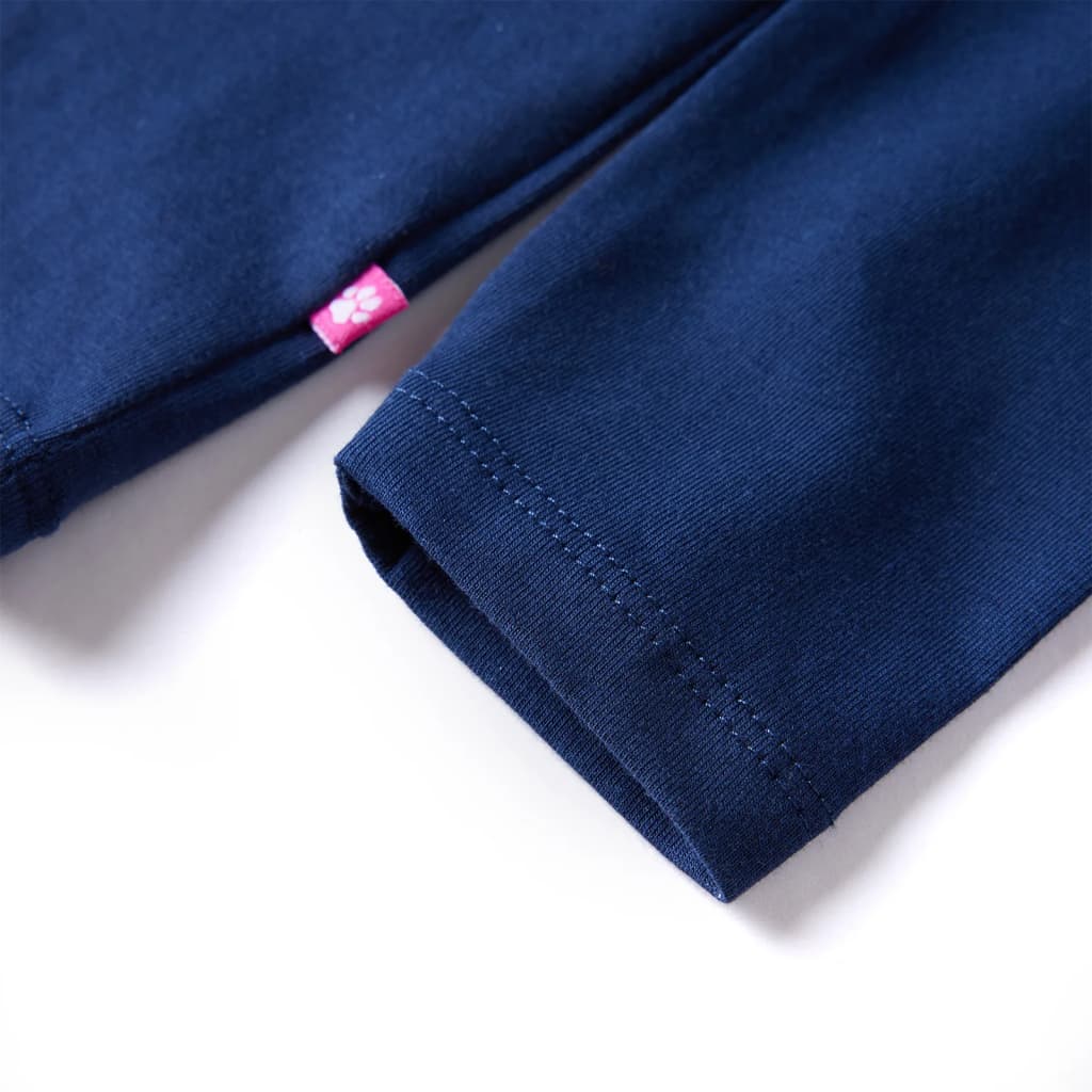 Kids' Long-Sleeved Shirt Navy 104