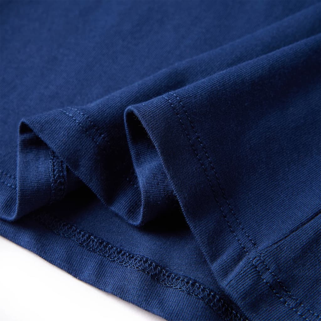 Kids' Long-Sleeved Shirt Navy 104