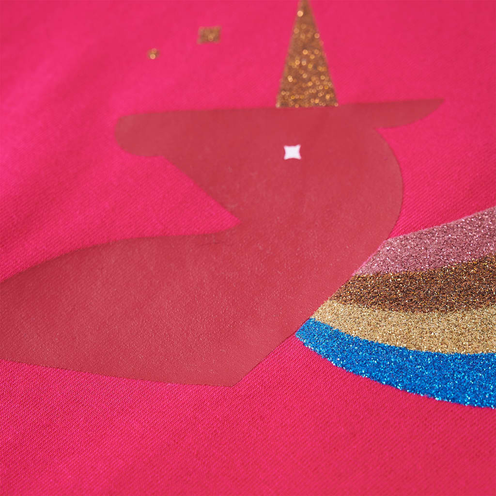 T-shirt manches longues enfant rose vif 92