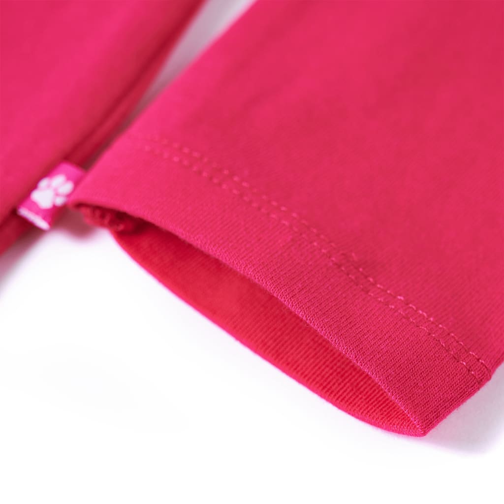 T-shirt manches longues enfant rose vif 104