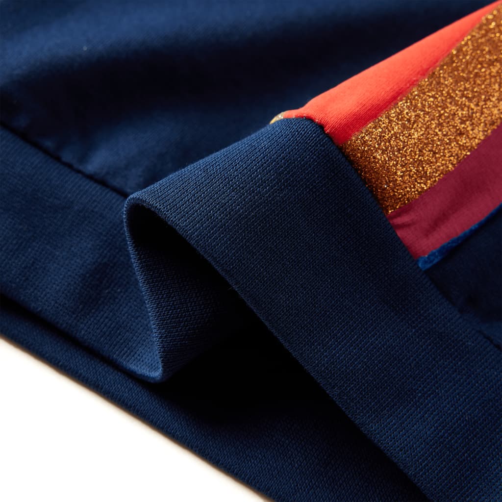 Kids' Sweatshirt Navy Blue 128