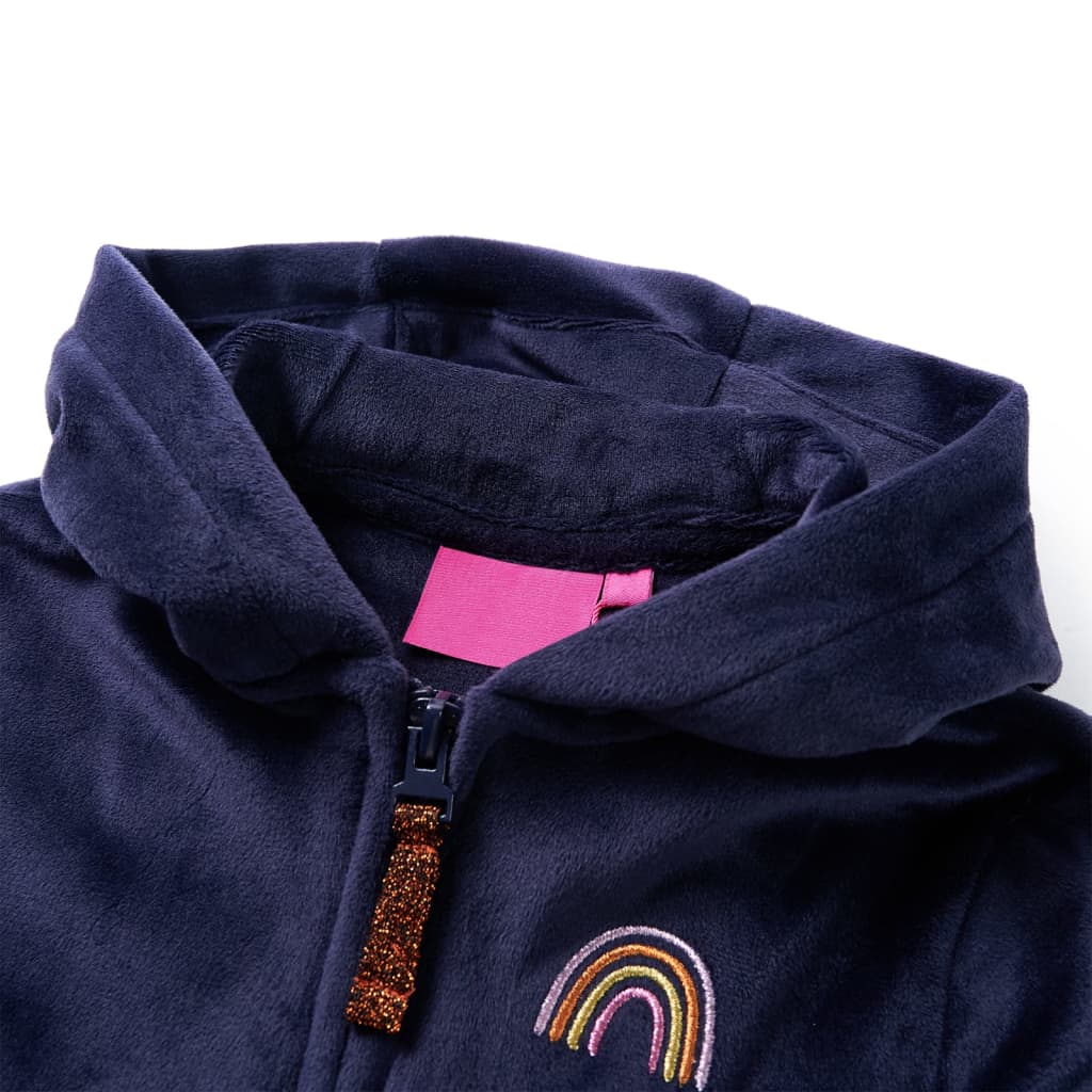Kids' Hooded Jacket Navy Blue 104