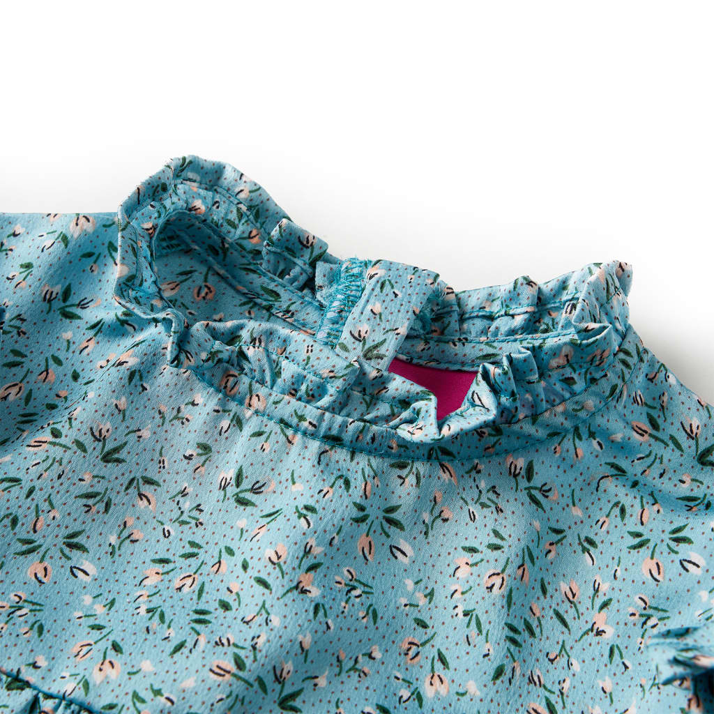 Robe pour enfant à manches longues Bleu 116