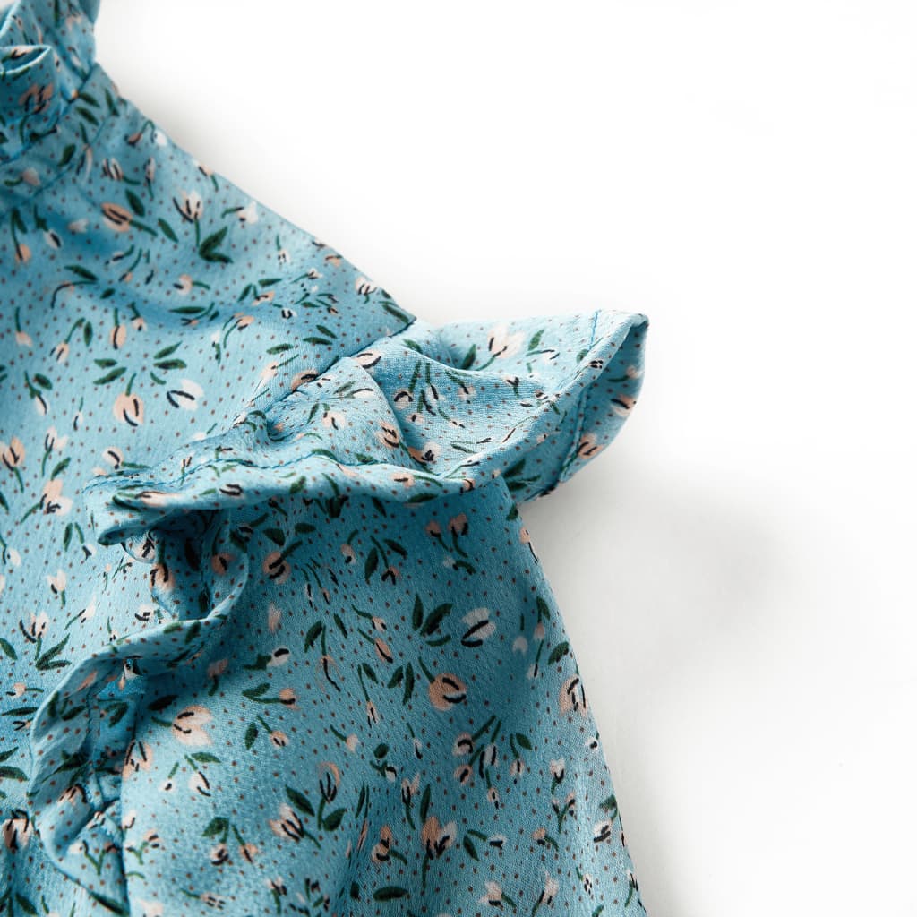 Robe pour enfant à manches longues Bleu 116