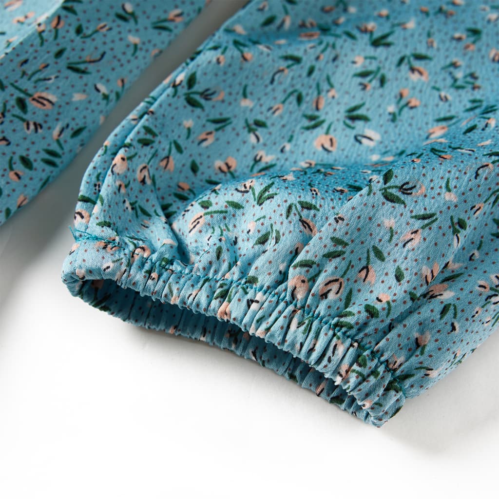 Robe pour enfant à manches longues Bleu 116