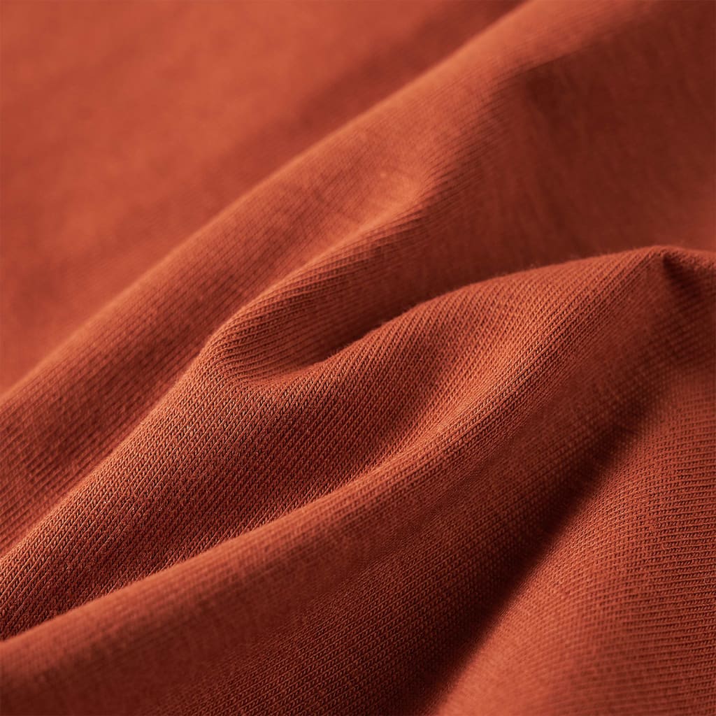 Kids' Long-Sleeve Shirt Cognac 116