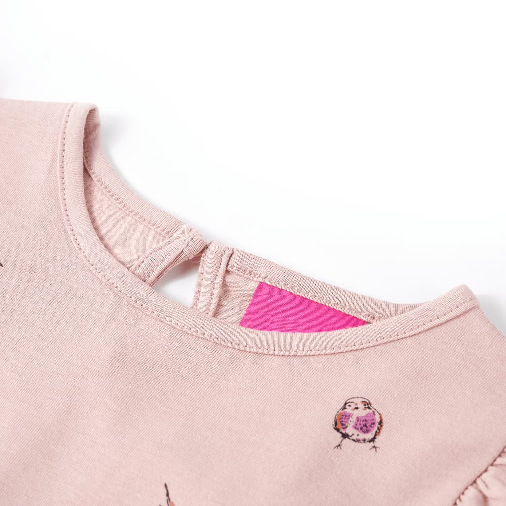 T-shirt à manches longues enfant rose 116