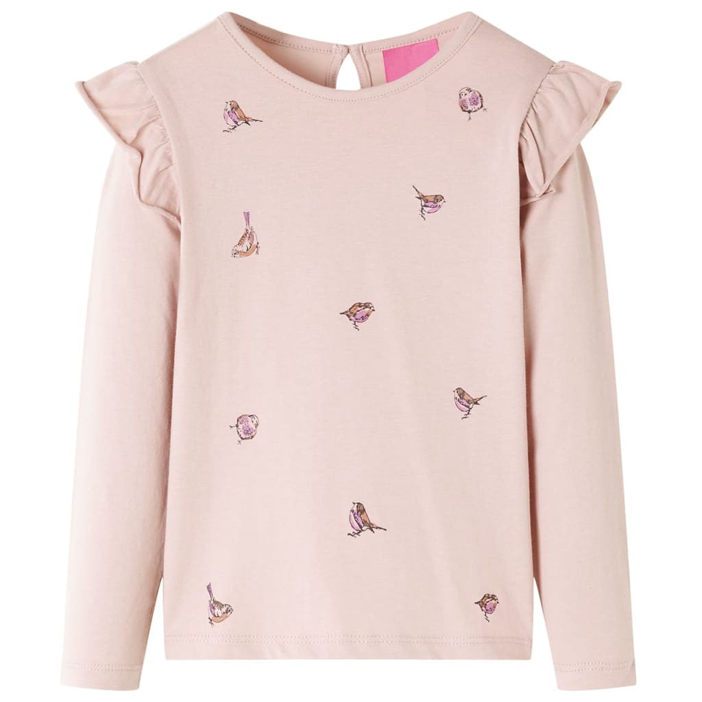 T-shirt enfant manches longues Rose 128