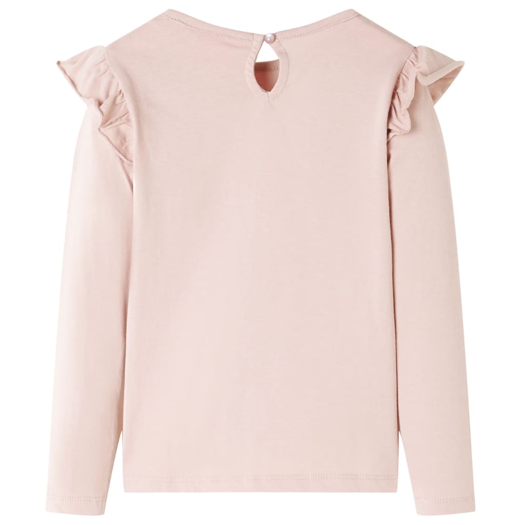 T-shirt enfant manches longues Rose 128