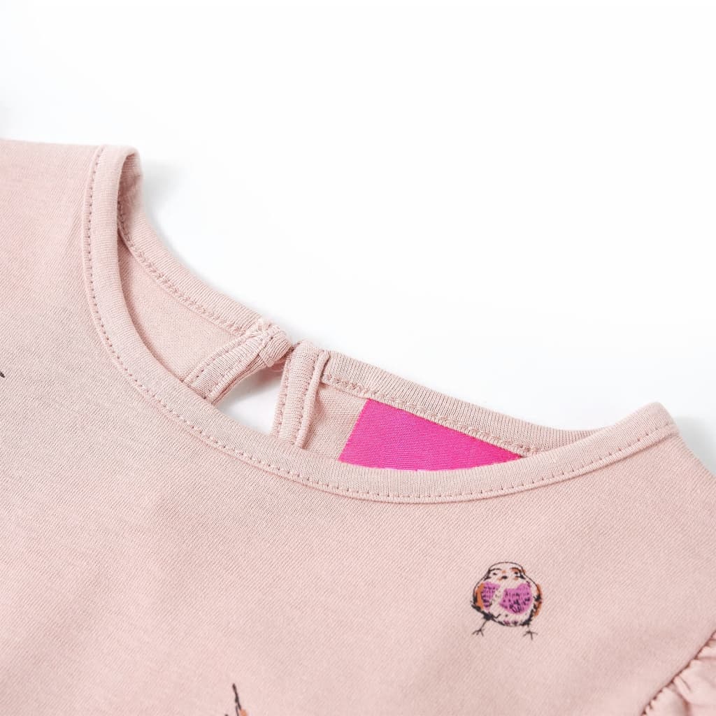 T-shirt enfant manches longues Rose 128