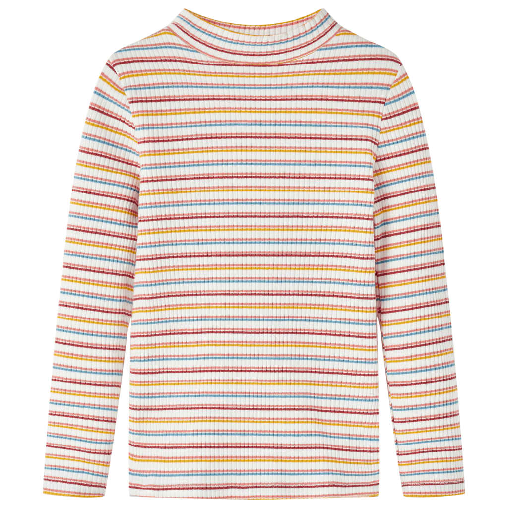 T-shirt manches longues enfant col montant écru 104
